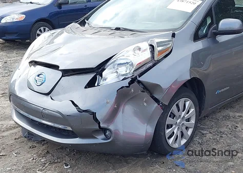 2015 Nissan Leaf S из США, поврежденный, VIN 1N4AZ0CP1FC316927